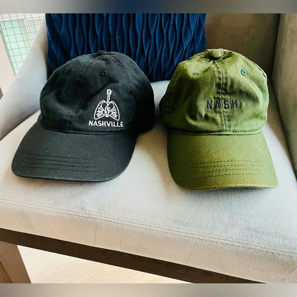Accessories - Nashville Black and Green Baseball Caps!